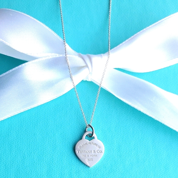 Tiffany & Co. Jewelry - Small heart tag pendant necklace
